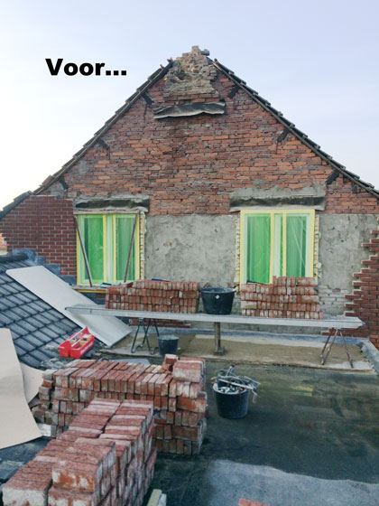 renovatie woonhuis gevel renovatie